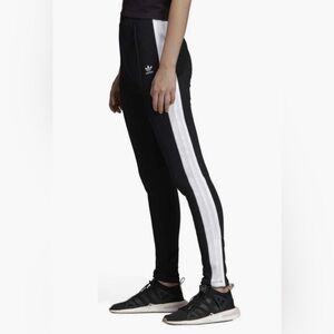 ADIDAS Originals Women's M Jaquard Black and White Jogger Pants - NWOT